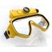 5 Mega Pixel 720P High Definition Underwater Diving Mask Scuba Camera Video Recorder DVR with LED Light and Loop Recording Yellow